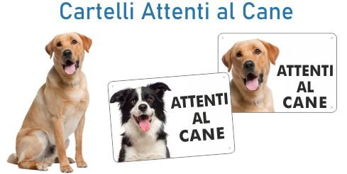 Cartelli Attenti al cane