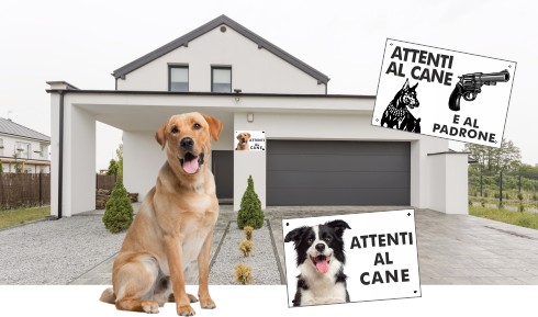 Cartelli attenti al cane