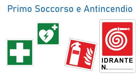 Cartelli di sicurezza e antincendio